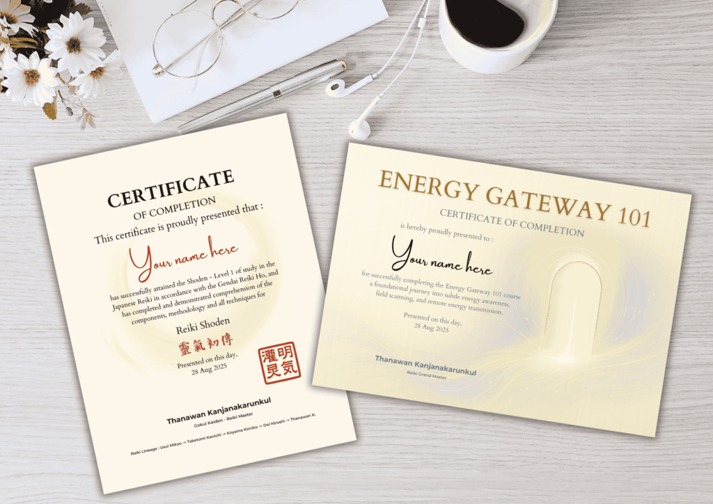 reiki cert
